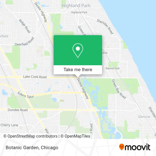 Botanic Garden map