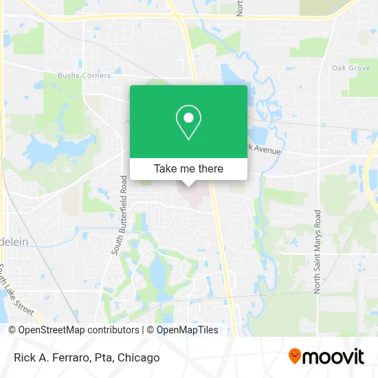 Rick A. Ferraro, Pta map