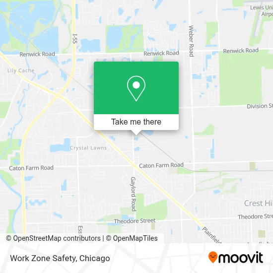Work Zone Safety map