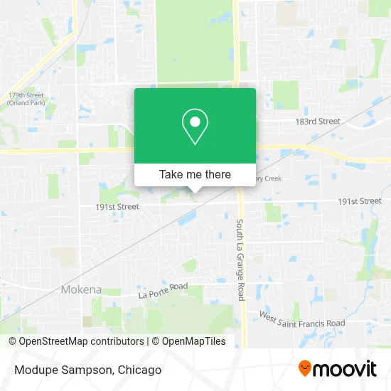 Modupe Sampson map