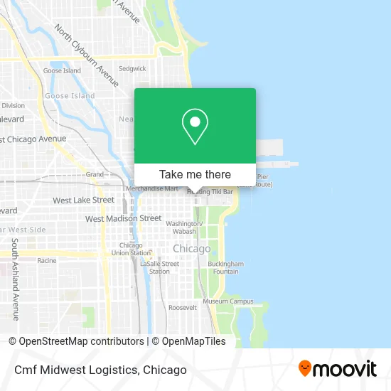 Cmf Midwest Logistics map