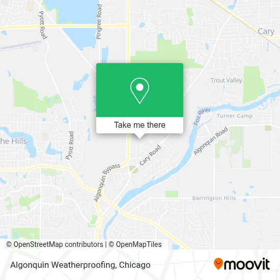 Algonquin Weatherproofing map