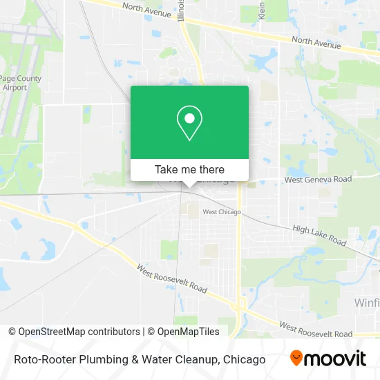 Roto-Rooter Plumbing & Water Cleanup map