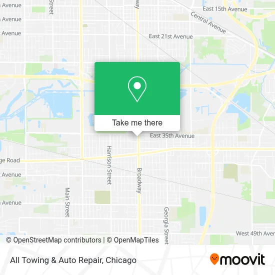 All Towing & Auto Repair map