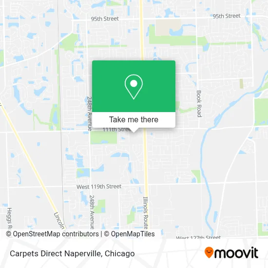 Carpets Direct Naperville map