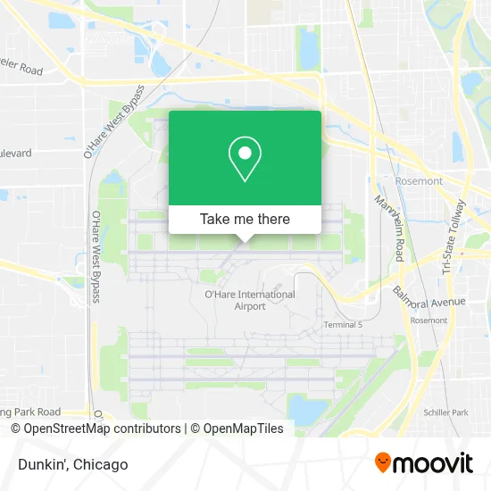 Dunkin' map