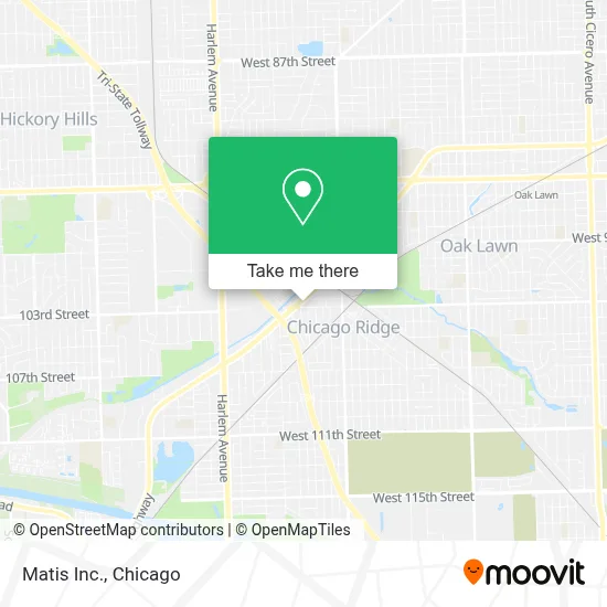 Matis Inc. map