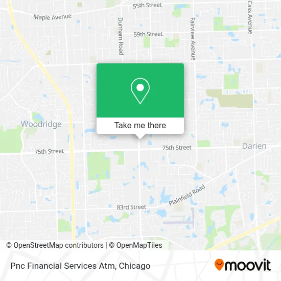 Pnc Financial Services Atm map