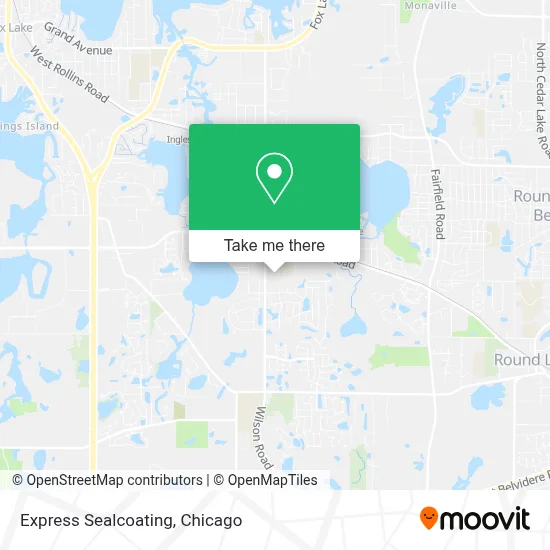 Express Sealcoating map