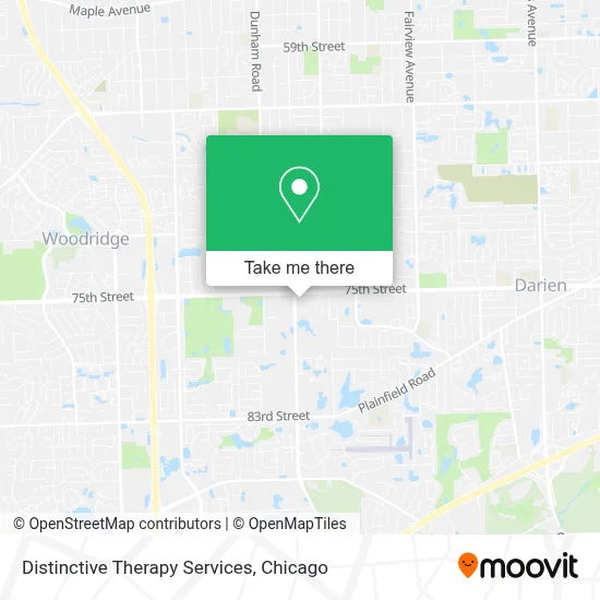 Distinctive Therapy Services map