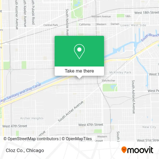 Cloz Co. map