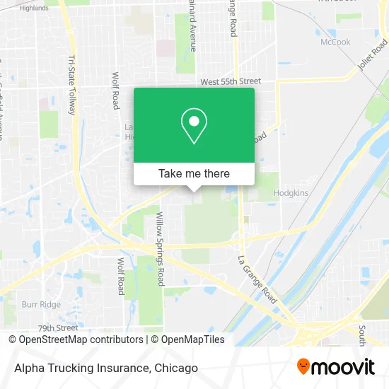 Alpha Trucking Insurance map