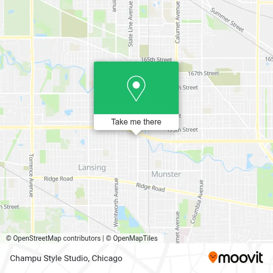 Champu Style Studio map