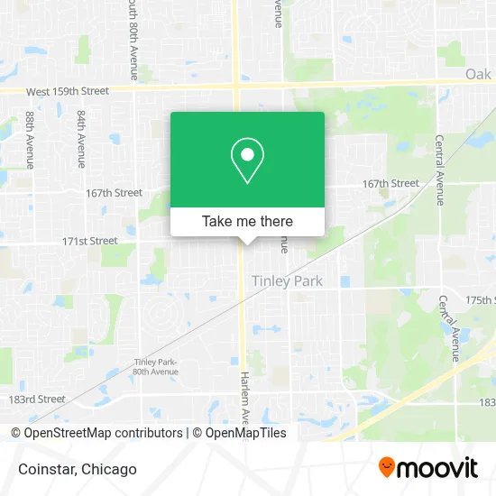 Coinstar map