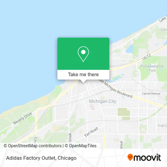 Adidas Factory Outlet map
