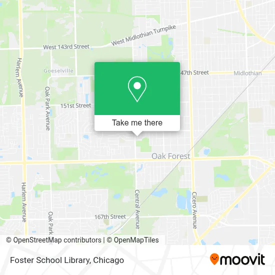 Foster School Library map