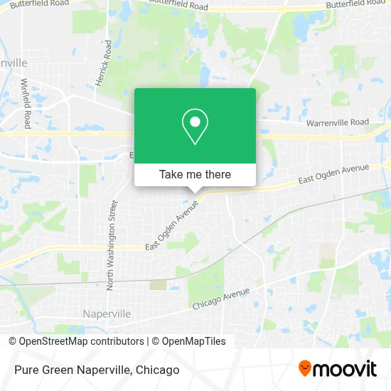 Pure Green Naperville map