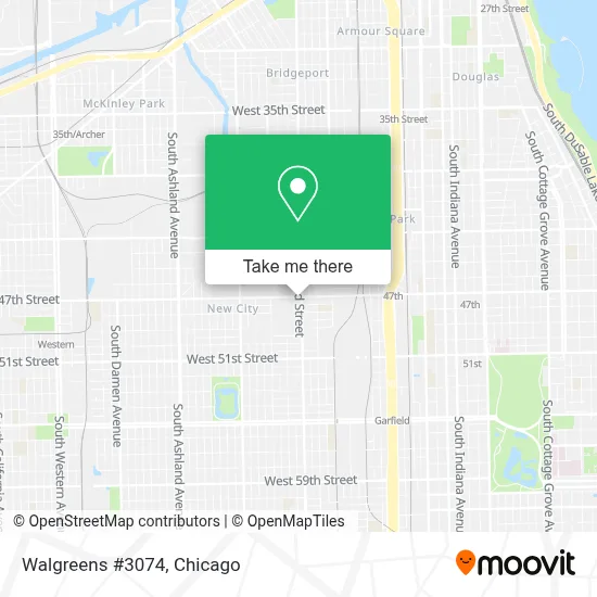 Walgreens #3074 map
