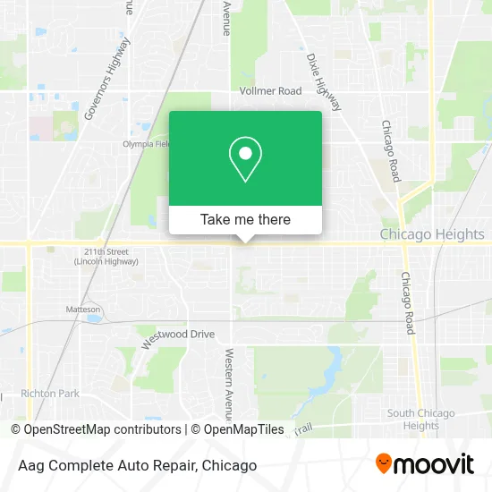 Aag Complete Auto Repair map