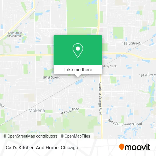 Cait's Kitchen And Home map