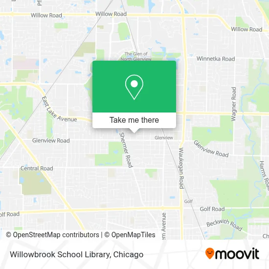Willowbrook School Library map