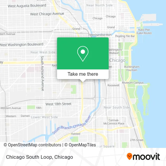 Chicago South Loop map