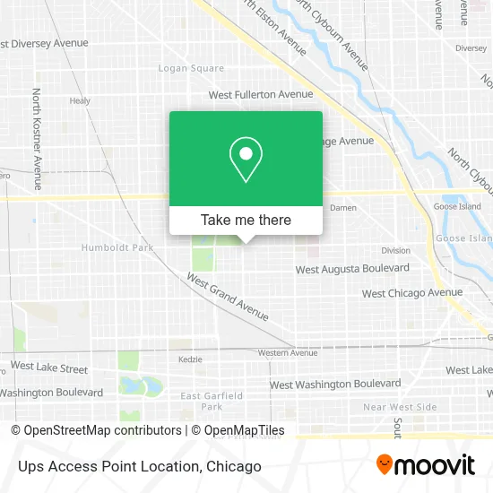 Ups Access Point Location map