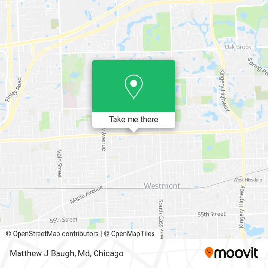 Matthew J Baugh, Md map