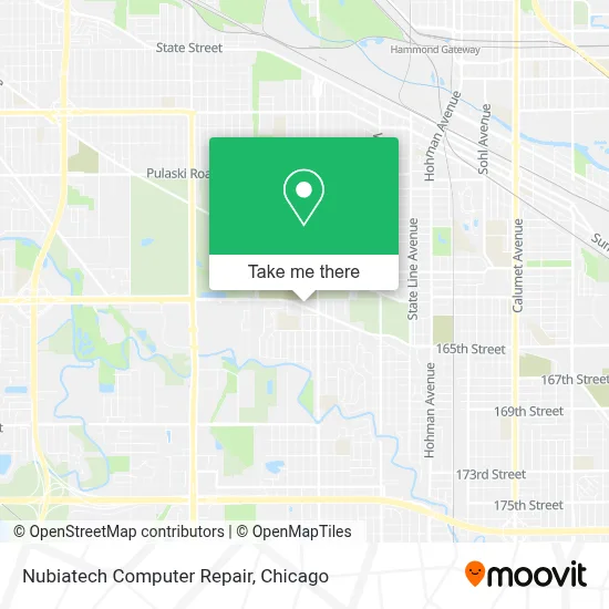 Nubiatech Computer Repair map