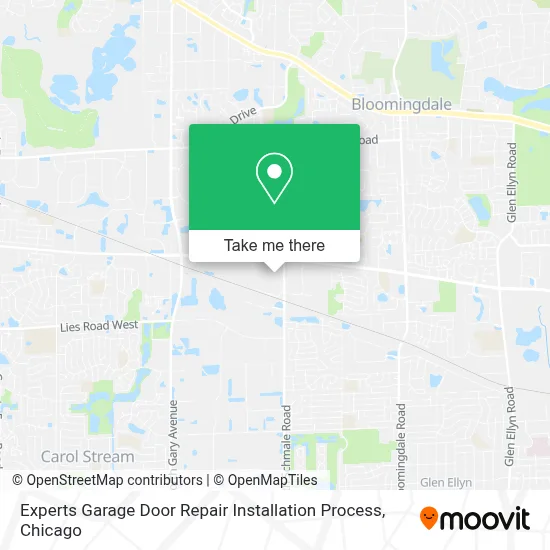 Experts Garage Door Repair Installation Process map
