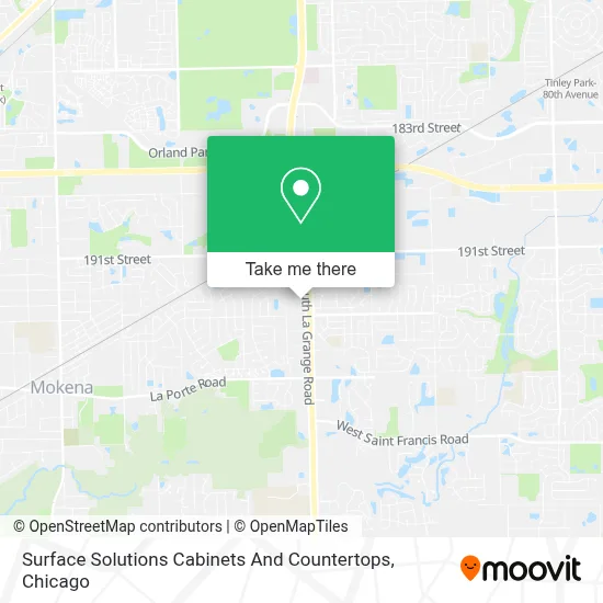 Surface Solutions Cabinets And Countertops map