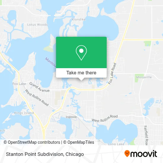 Stanton Point Subdivision map