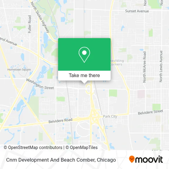Cnm Development And Beach Comber map