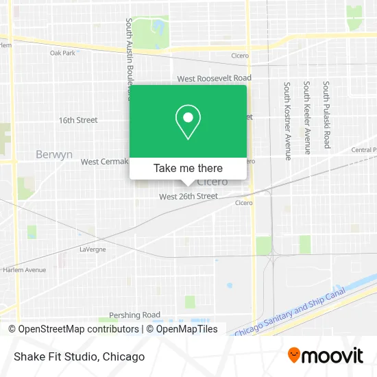 Shake Fit Studio map