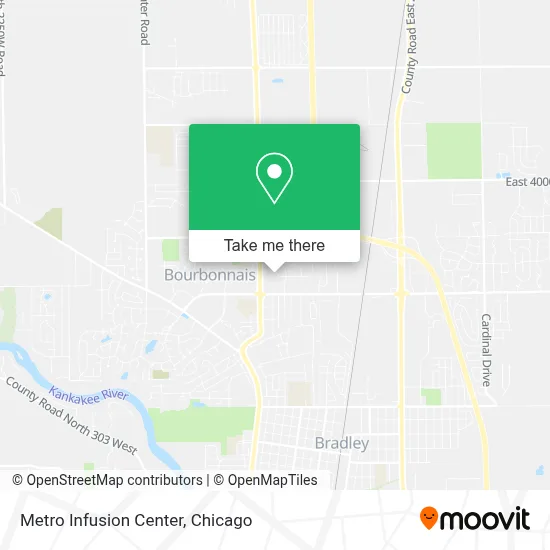 Metro Infusion Center map