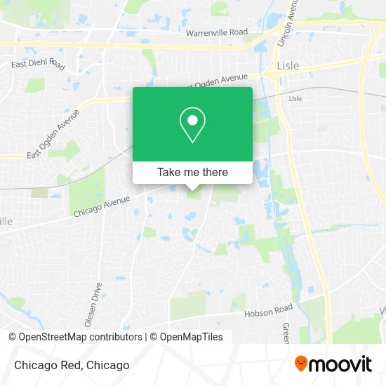 Chicago Red map