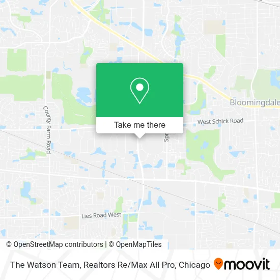 The Watson Team, Realtors Re / Max All Pro map
