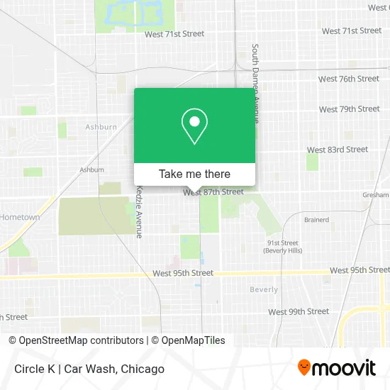 Circle K | Car Wash map