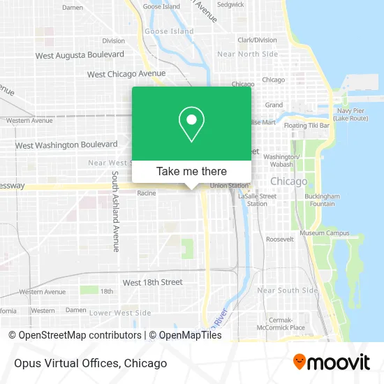 Opus Virtual Offices map