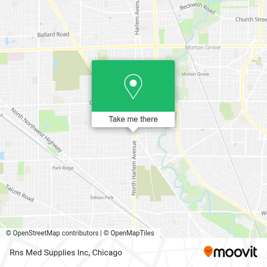Rns Med Supplies Inc map