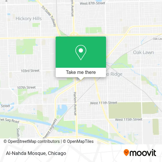 Al-Nahda Mosque map