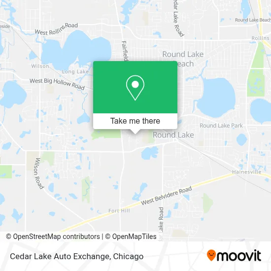 Cedar Lake Auto Exchange map