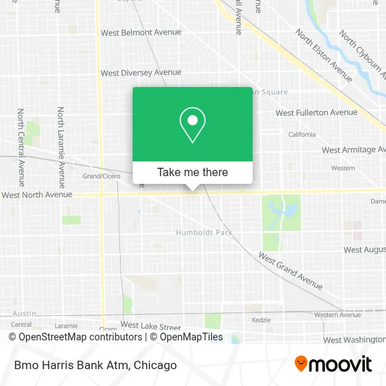 Bmo Harris Bank Atm map