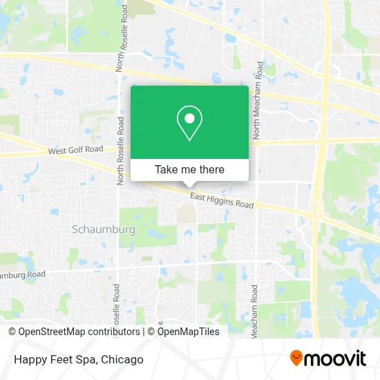 Happy Feet Spa map