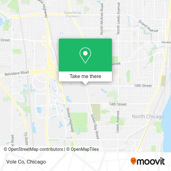Vole Co map