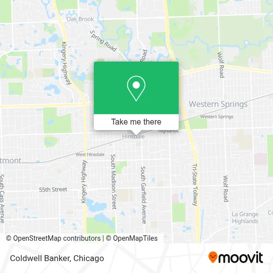 Coldwell Banker map