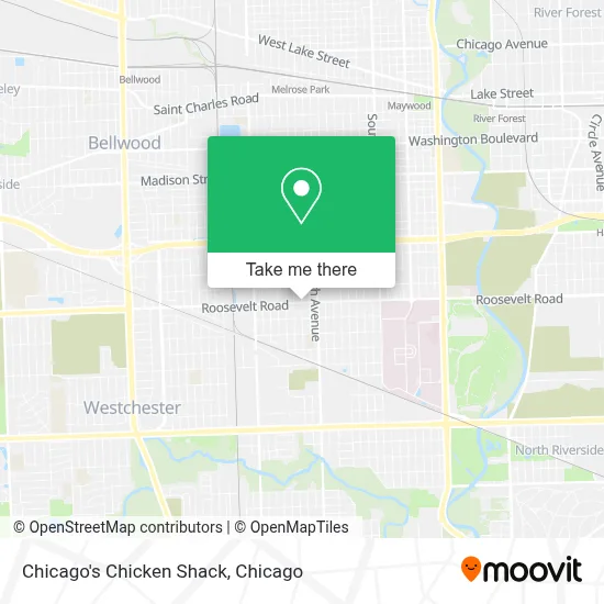 Chicago's Chicken Shack map