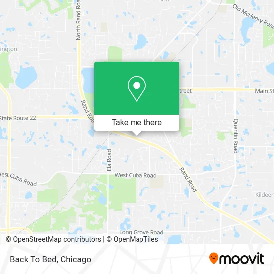Back To Bed map