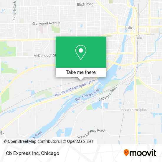 Cb Express Inc map