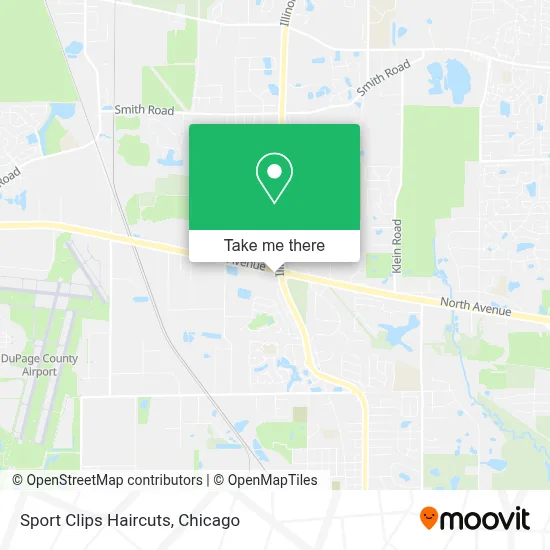Sport Clips Haircuts map